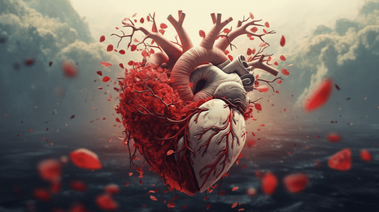 심장에 좋은 음식을 표현하기 위한 심장 형상화한 그림