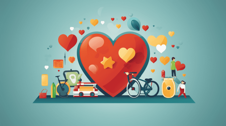 심장을 강하게 하는 법은 운동을 하는 것이며 이러한 운동들을 아이콘을 표현한 그림