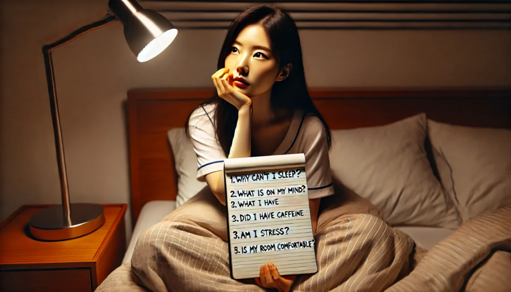 밤에 잠이 안올때 우리가 알아야하는 질문