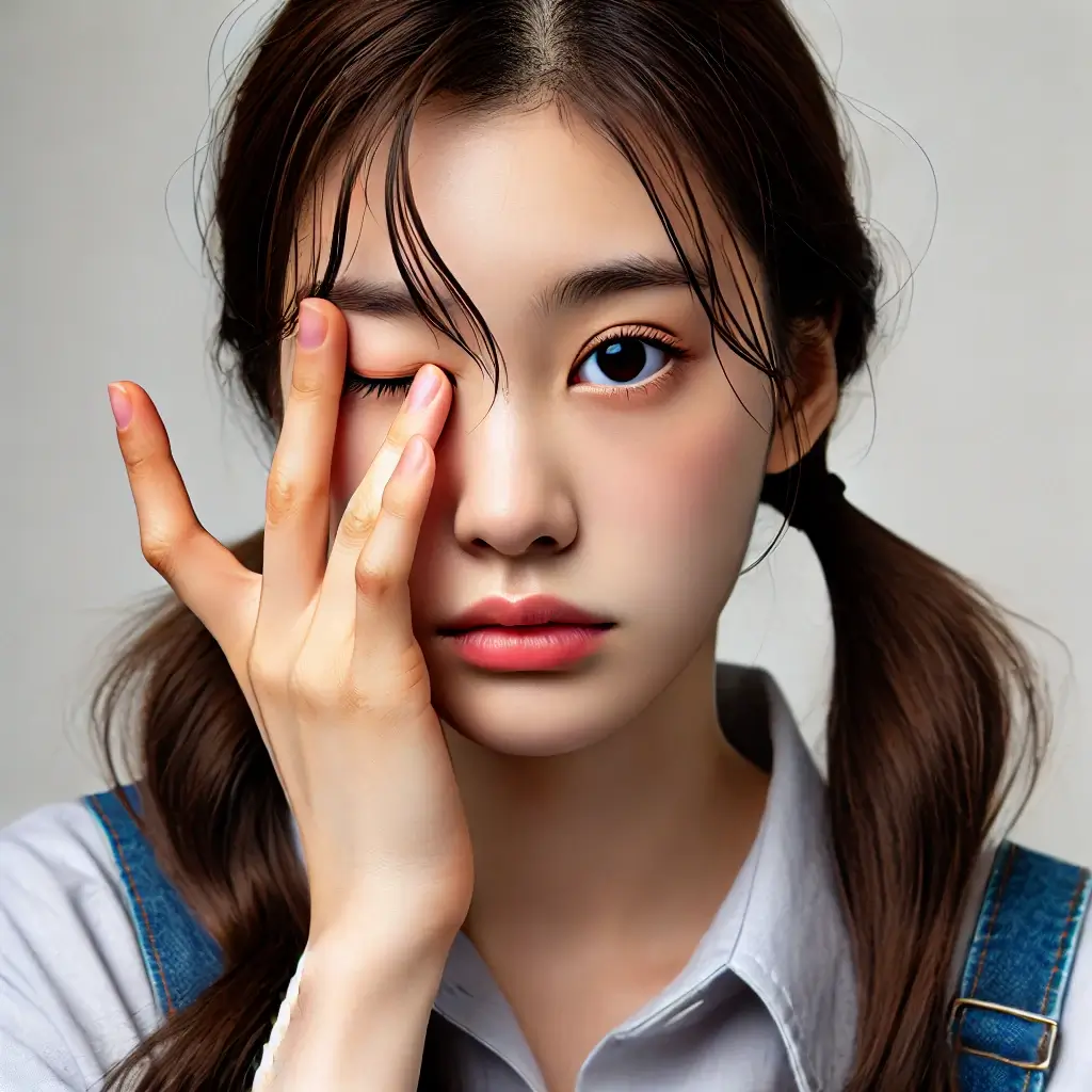 양갈래 머리를 한 20대 이슬씨가