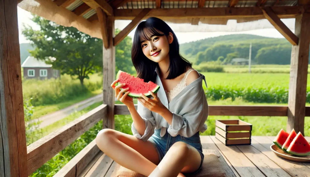 균형 잡힌 식단으로 면역력 강화하는 수진씨